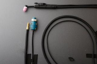 TIGトーチ 80A 空冷トーチWP-24-4M 電源アダプター付き